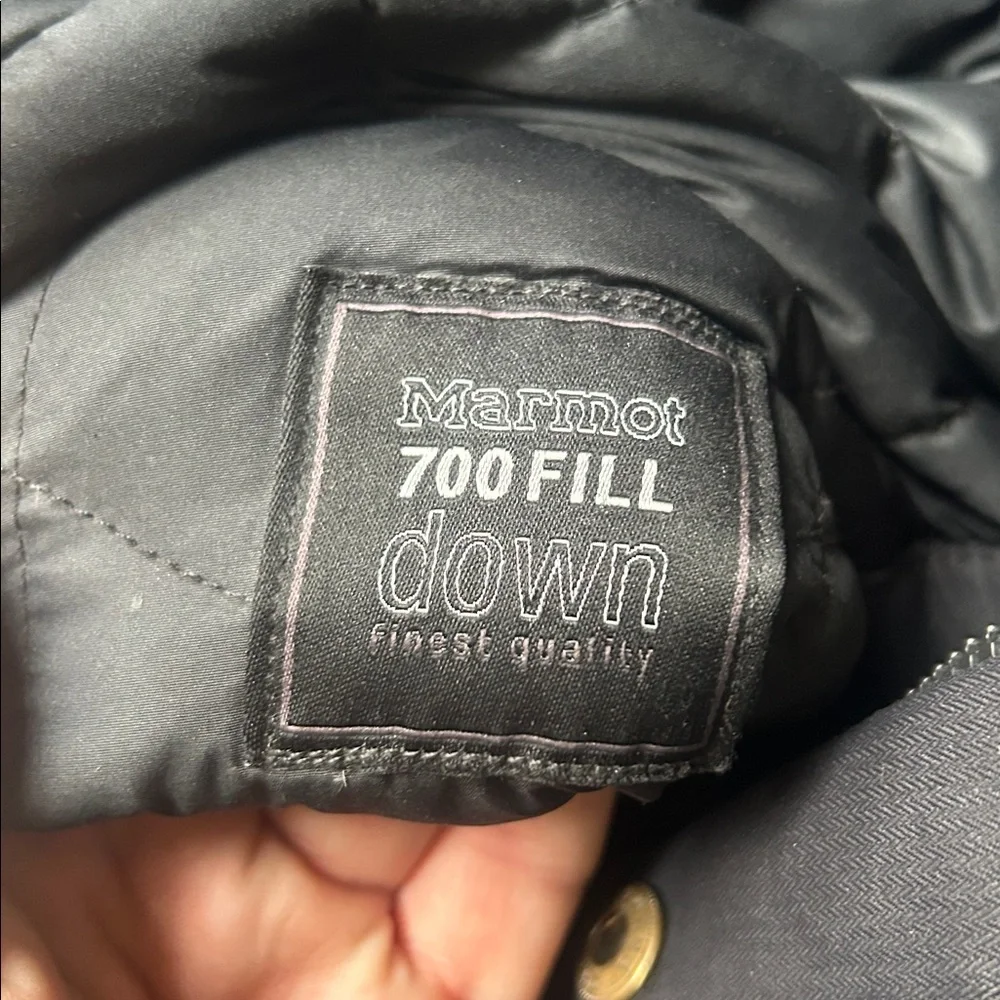 Marmot Women's Down Black Hooded Coat